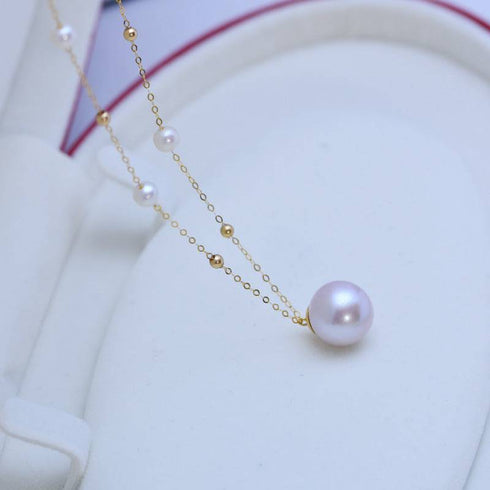 Teardrop Pendant Beaded Necklace - House Of Pearls